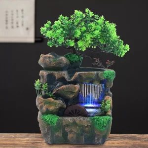 simulation of stone fountain, Chinese style, suitable for living room, study room