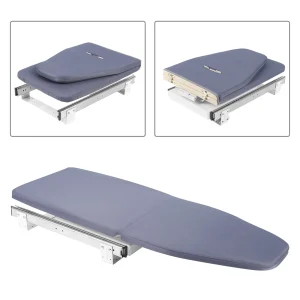 Foldable Ironing Board, Cabinet Mount, Push-Pull Sturdy Metal Frame