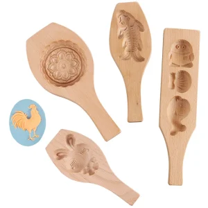 HeMu-Eco-friendly Wood Cake and Moon-Cake Mould