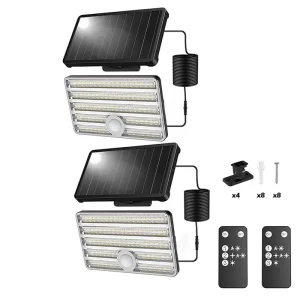 LED Motion Sensor Light with Remote Control for Patio Garage Porch Yard